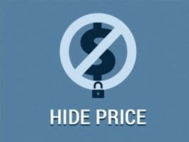 Hide Price Magento extension screenshot