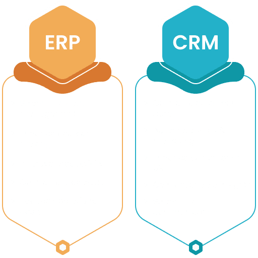 השווה ERP ו-CRM